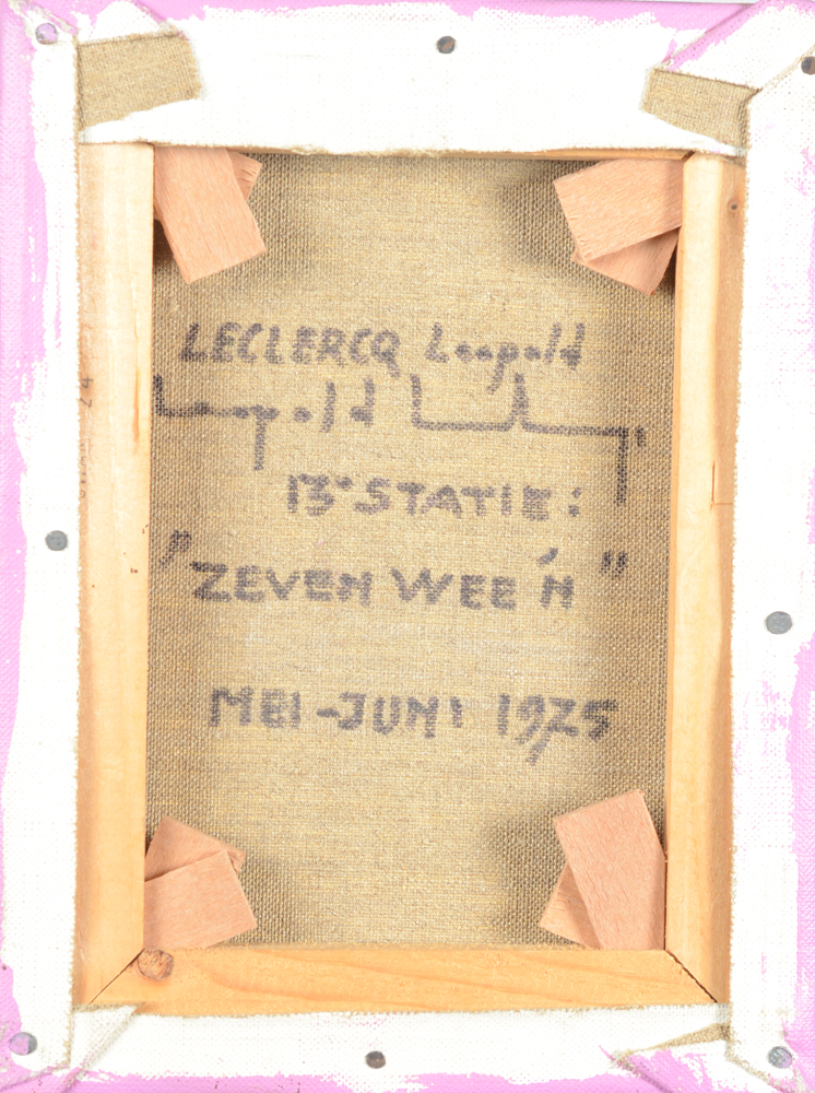 Léopold Leclercq The 14 stations of the cross, 1975 — Station 13: back