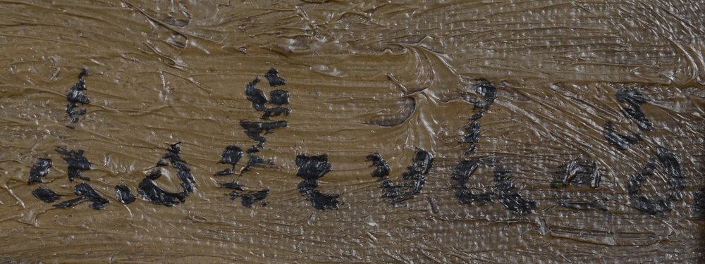 Albert Servaes Landscape 1913 — Signature and date