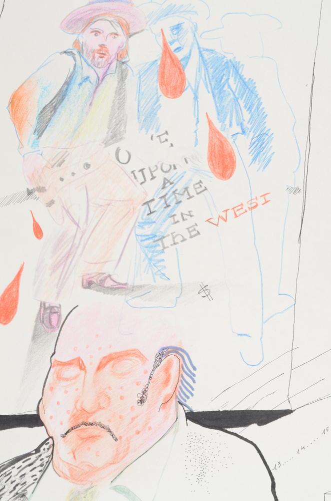 André Naessens — Detail of the drawing