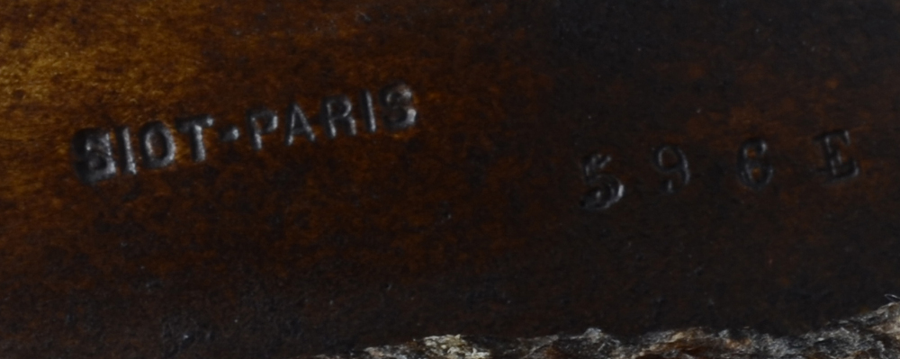 Jean Léon Gérôme — Foundry mark of Siot, Paris on the bronze base