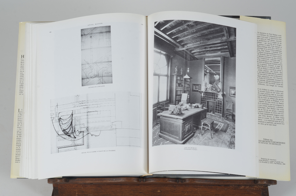 François Loyer, Paul Hankar - La Naissance de l'Art Nouveau - the most complete book on Hankar — The book is illustrated with period photographs of interiors