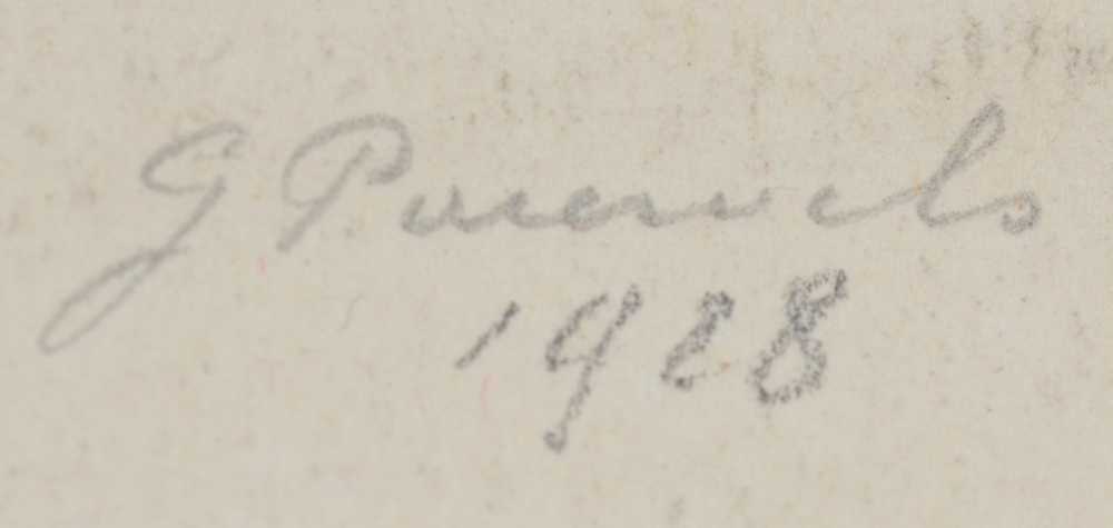Gaston Pauwels — Signature of the artist and date, bottom right