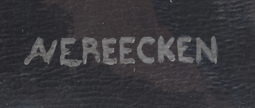 Achiel Vereecken — Signature by the artist, bottom left