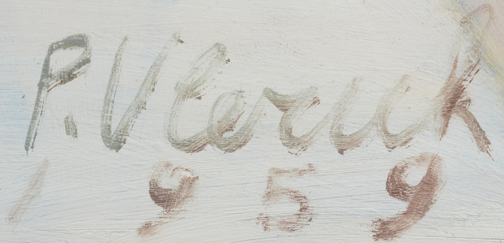 Pierre Vlerick — Signature of the artist and date, bottom right