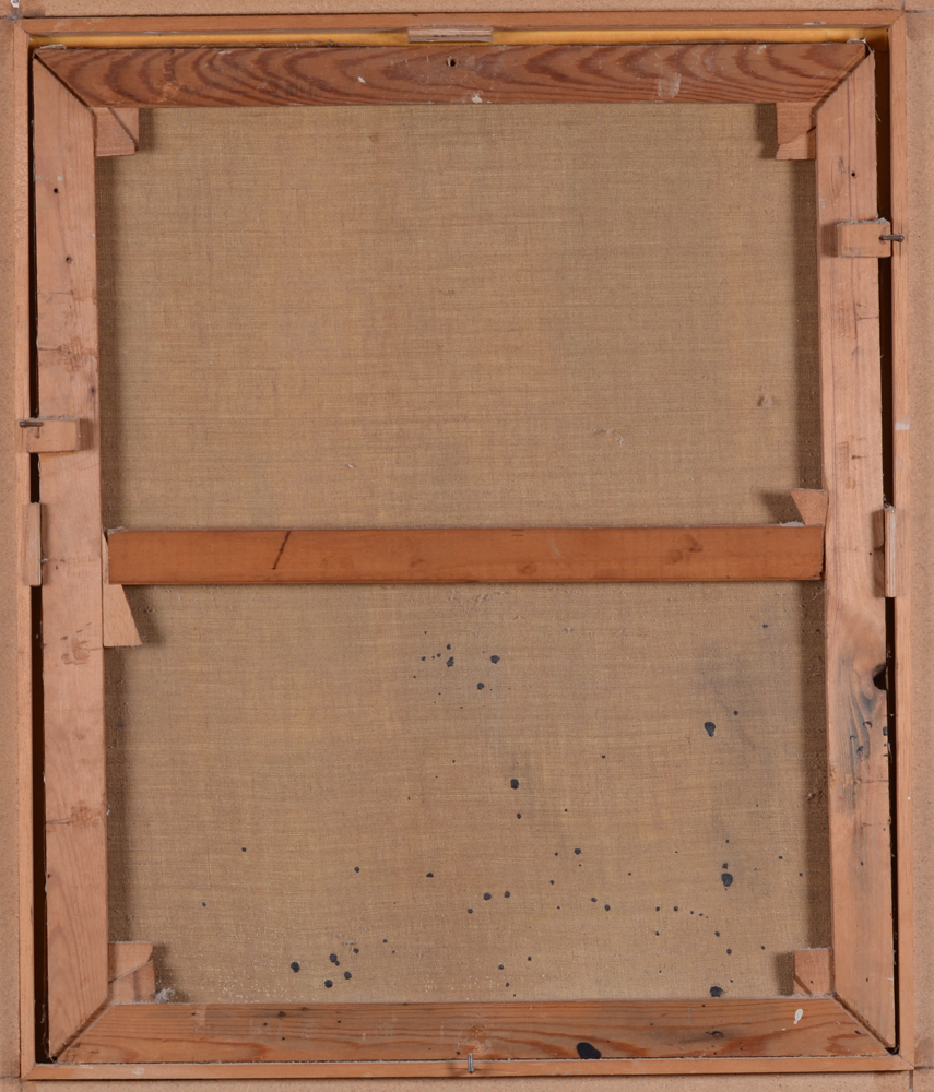R. Obijn — back of the canvas