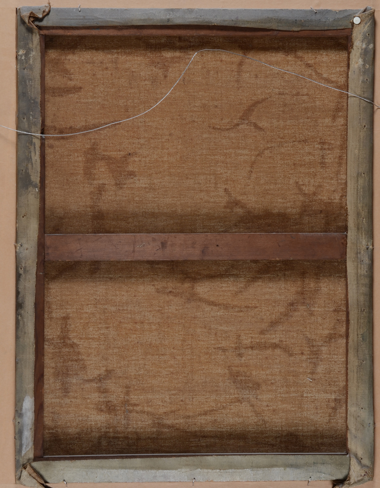 Joseph Roger Caspeele — Back of the canvas