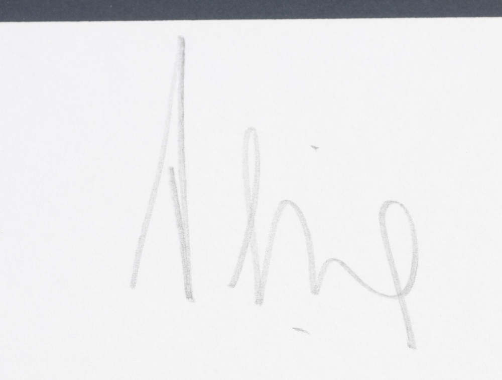 Luc Peire — Signature of the artist in pencil bottom right