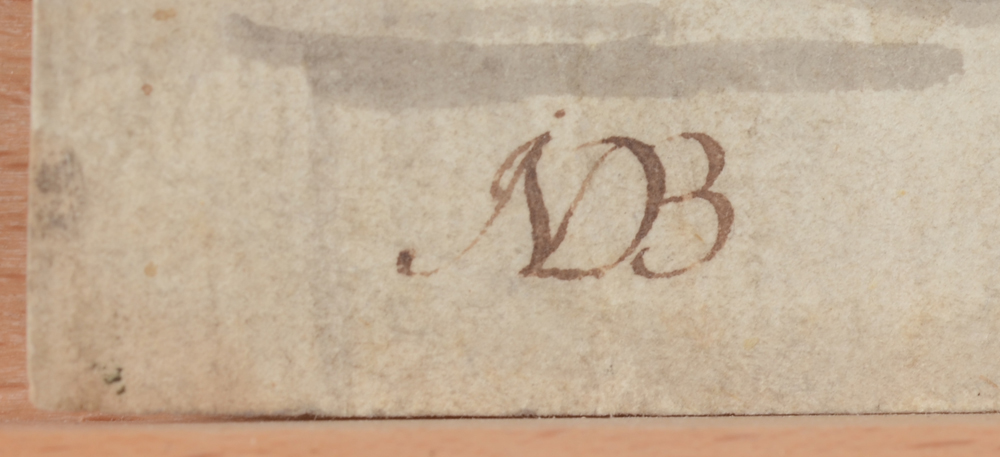 Nicolaes Berghem attributed  — Monogram of the artist on the bottom left, most certainly by another hand