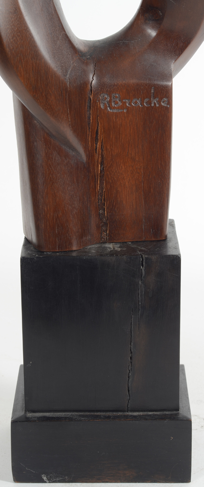Roger Bracke — Detail of the back showing cracks