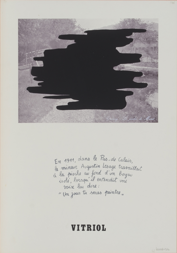 Jacques Lennep Series of four prints — Rare séries de quatre empreintes conceptuelles. Signées et justifiées par l'artiste. Justification 13/40.