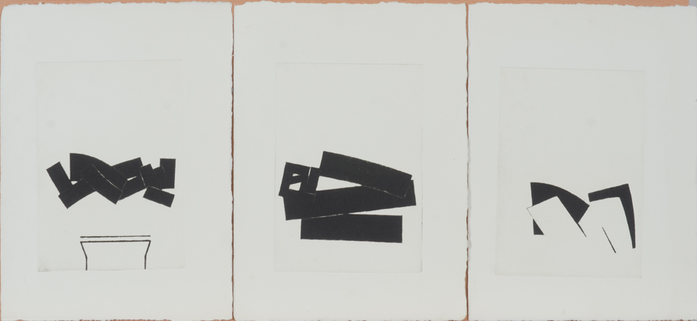 Guy Leclercq — Three other etchings, of a different format.