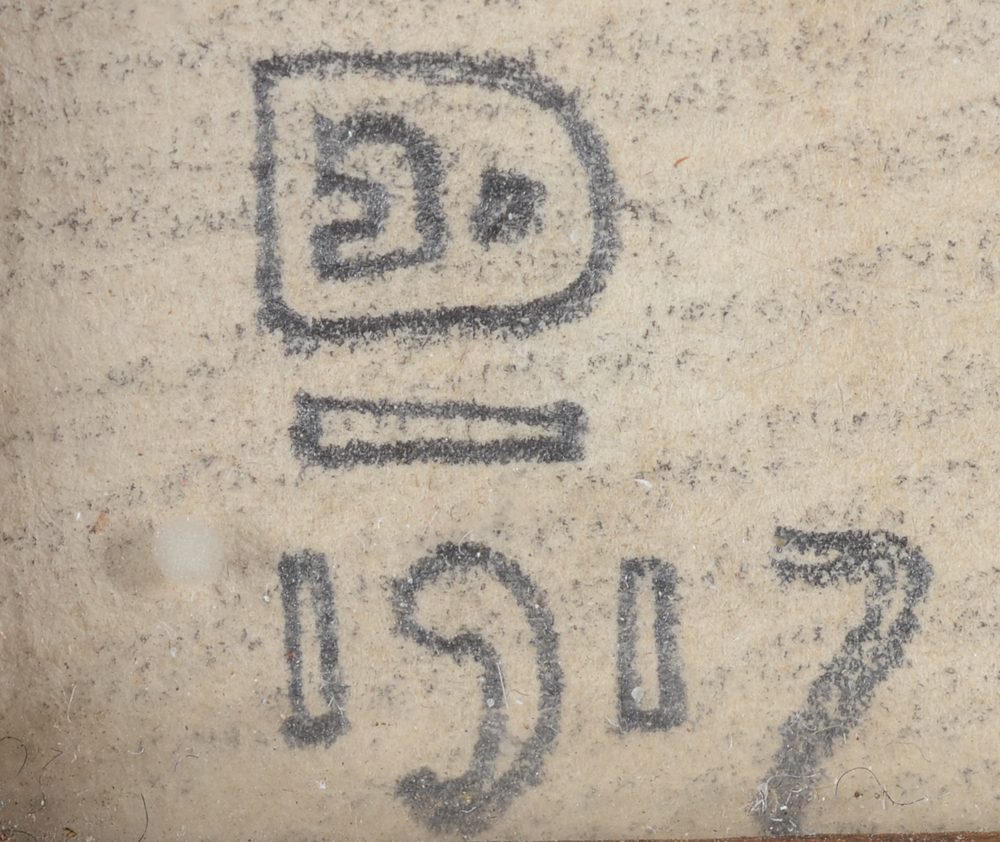 Eugène Dopchie — Monogram signature of the artist and date bottom left