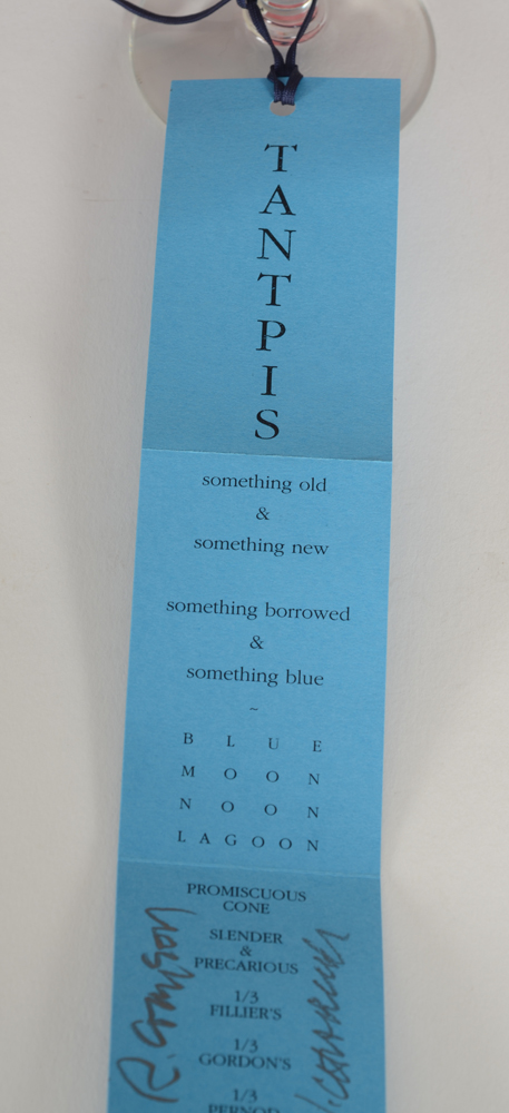 Jacques Charlier and Roy Grayson — Label with title and text