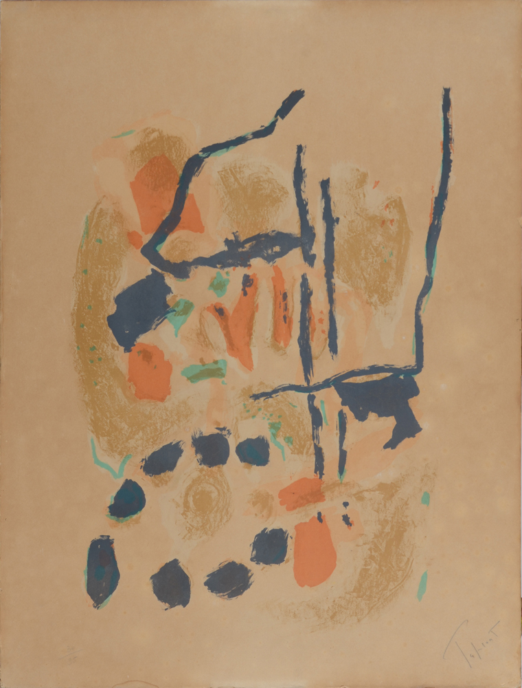 Pierre Tal-Coat — Lithographie originale, signée et justifiée.