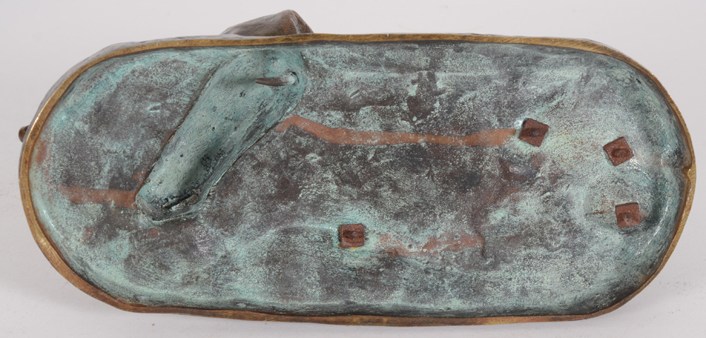 Albert Laplanche — Bottom of the base showing that it is a period cast