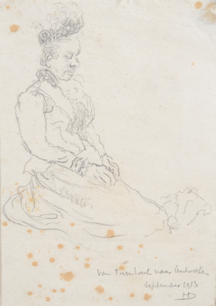 Maurice Dupuis — Detail of the larger drawing