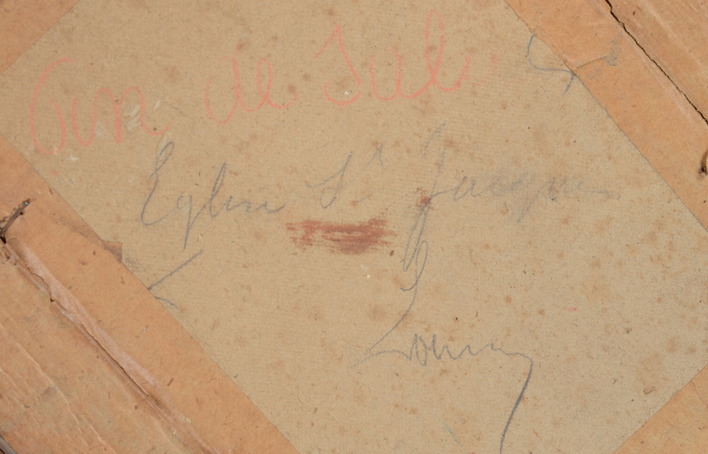 Alfred Delaunois — Title in pencil on the back