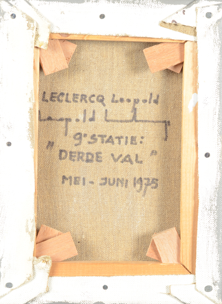 Léopold Leclercq The 14 stations of the cross, 1975 — Station 9: back