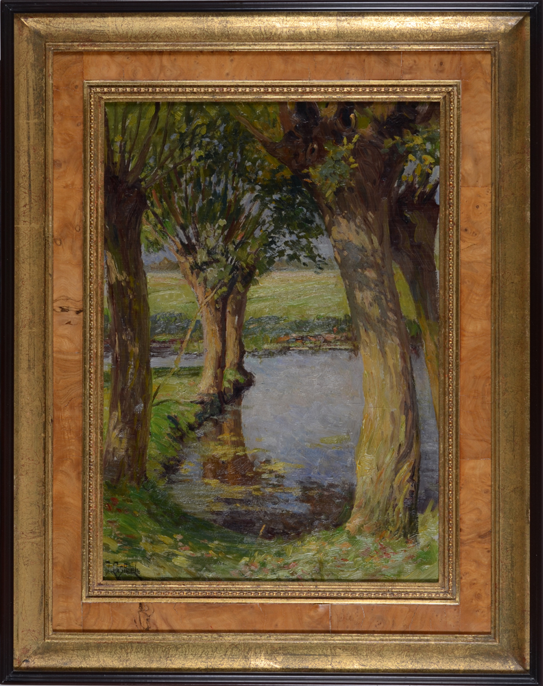 Joseph Roger Caspeele — The painting in its frame