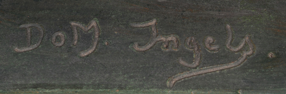 Domien Ingels — Signature of the artist on the base