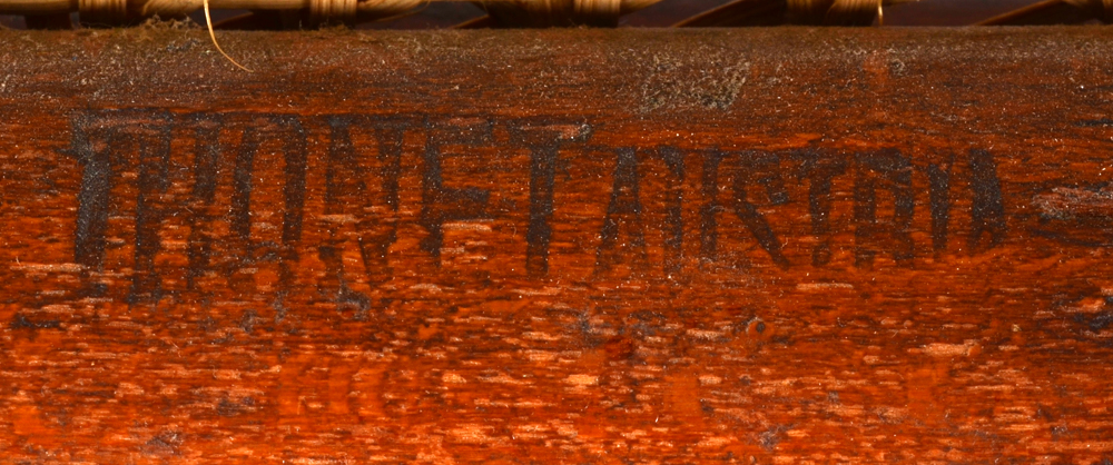 Thonet Gebrüder Rocking Chair — Stamped "Thonet Austria" underneath the seat