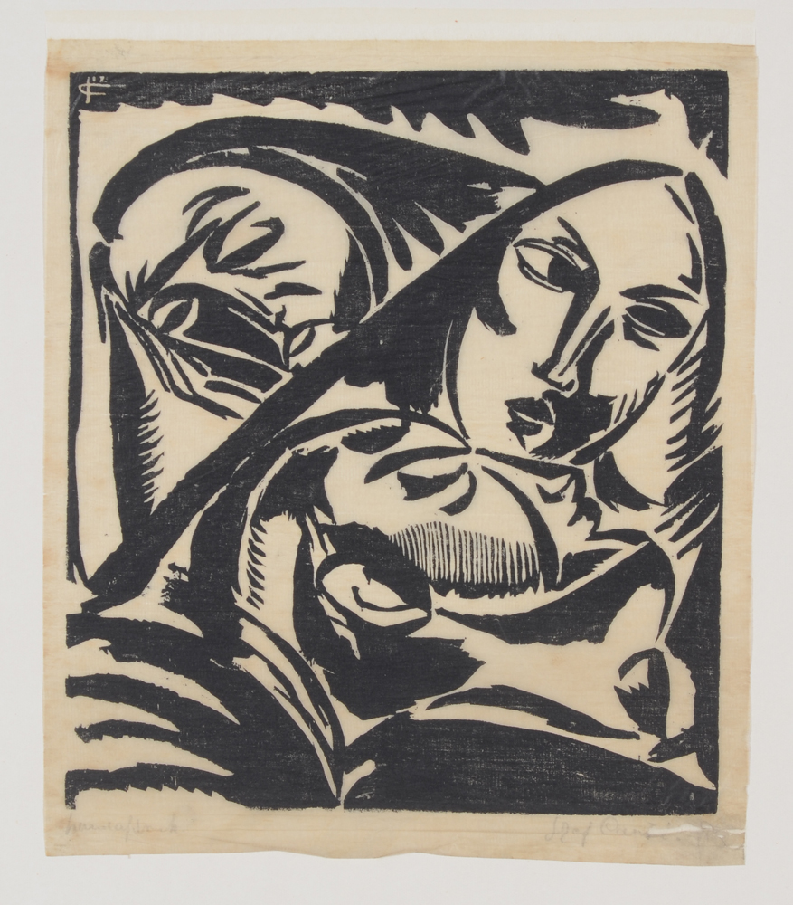 Jozef Cantré — the woodcut without passe-partout