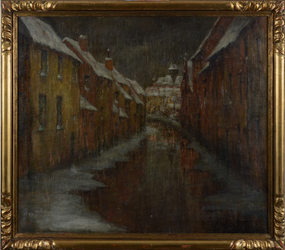 Prosper Böss  — the painting in its frame