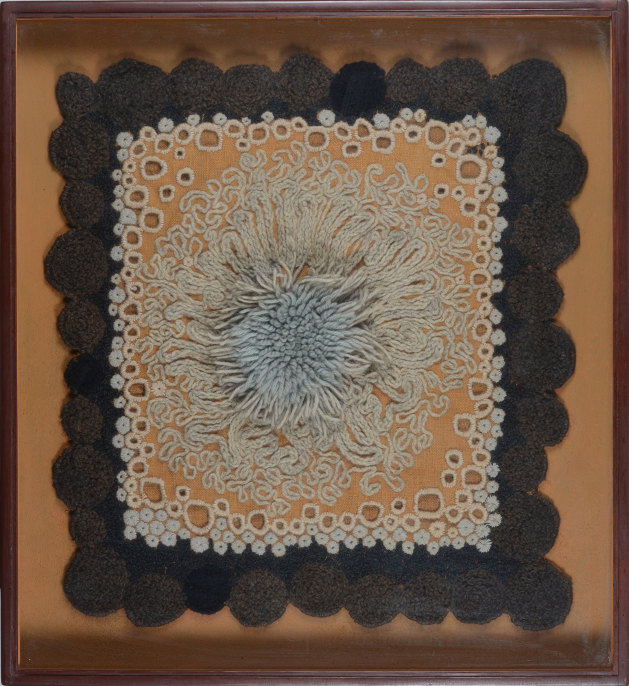 Corine Toussein — Composition abstraite en textile, 1963