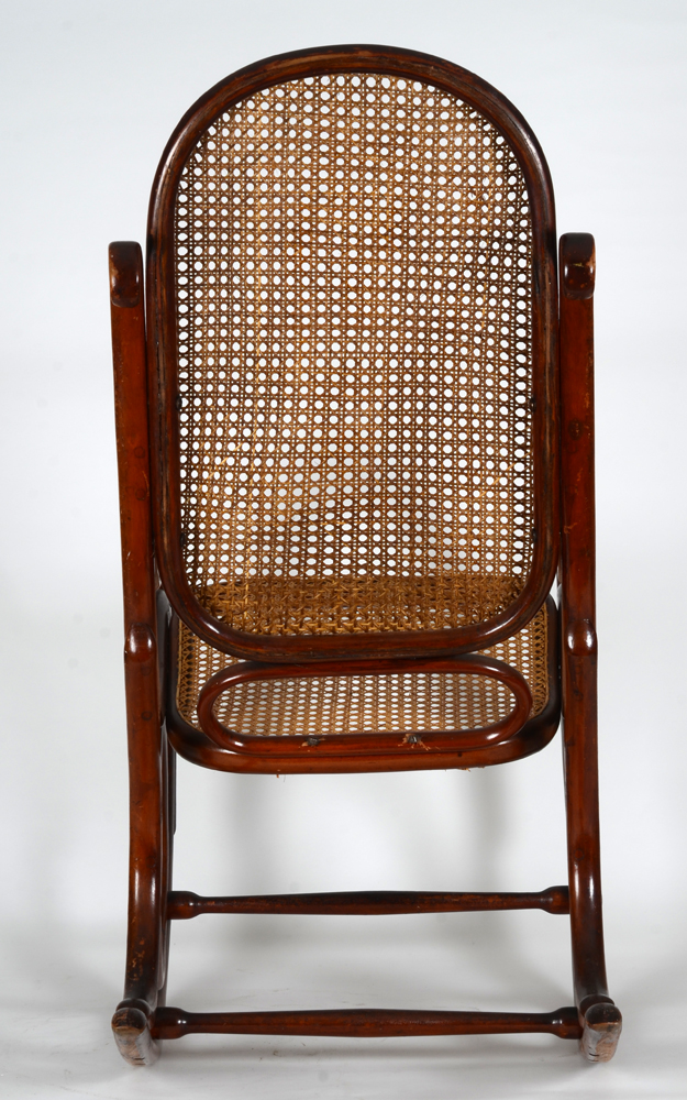 Thonet Gebrüder Rocking Chair — Back of the chair<br>???????<br>