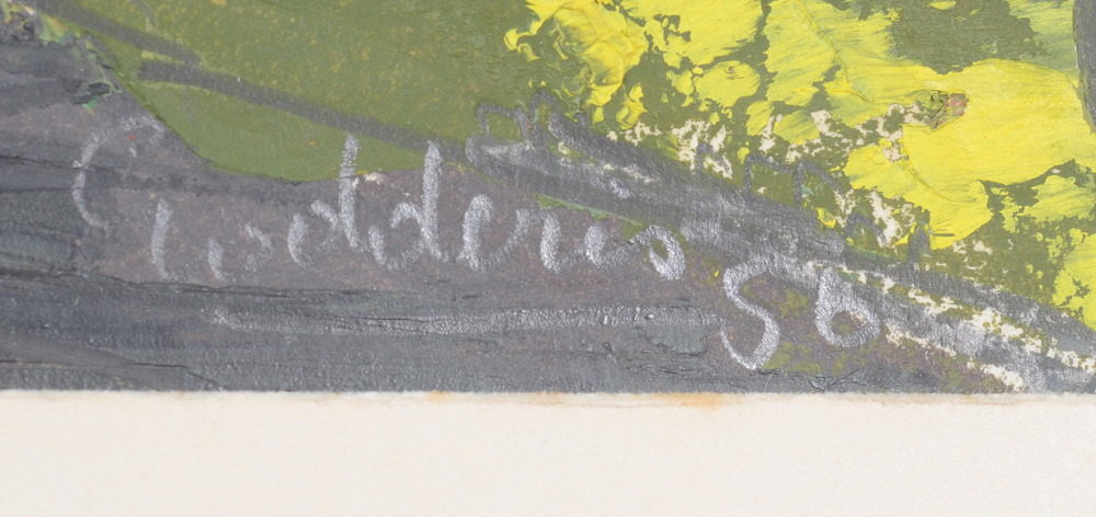 Jack Godderis Tirol Italien signature — Signature of the artist and date on the bottom right in pencil.