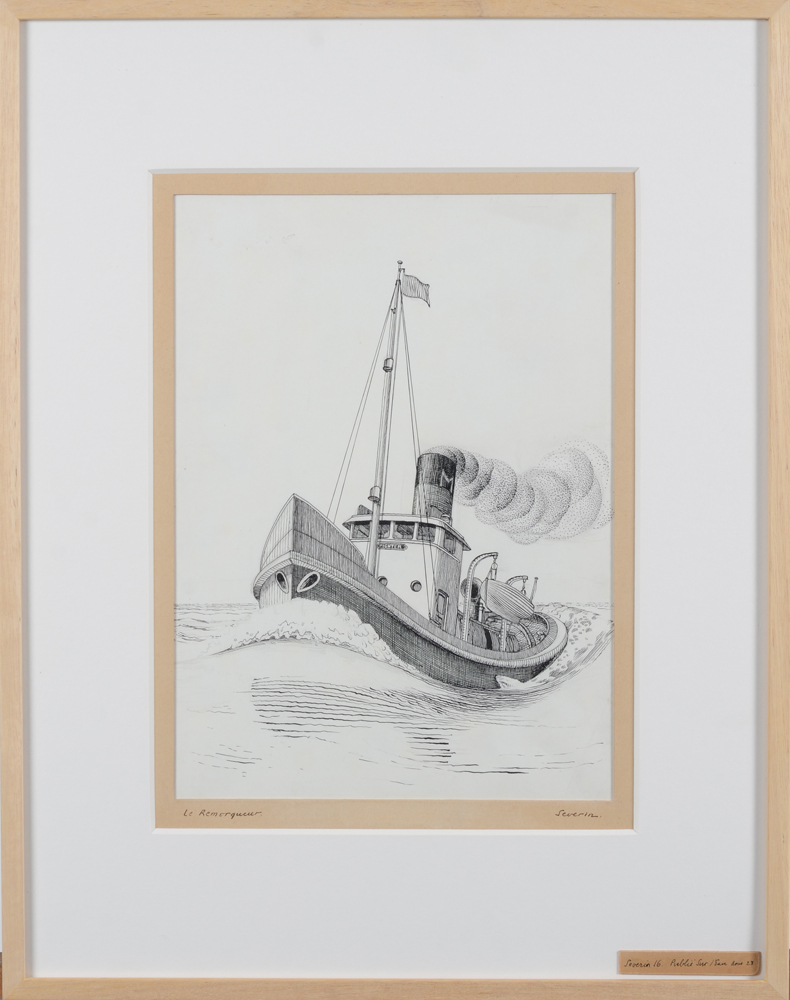 Mark Severin — The drawing in its modern frame