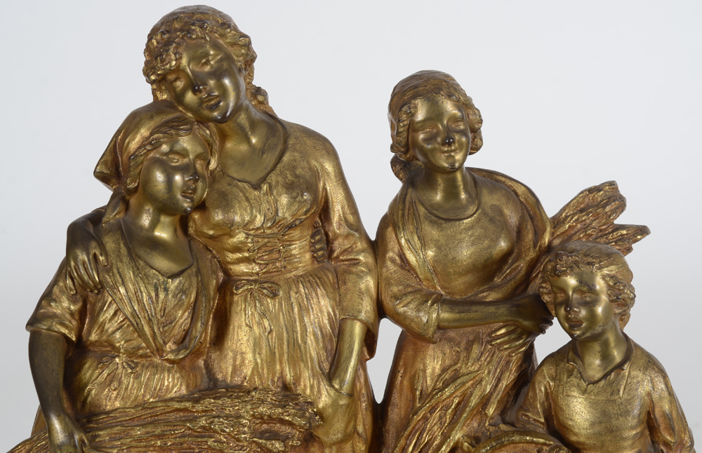 Joseph D'Aste, le chant des moissonneuses — Detail of the figures