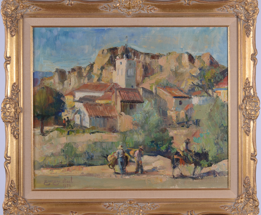 Georges Steel — The painting in its frame