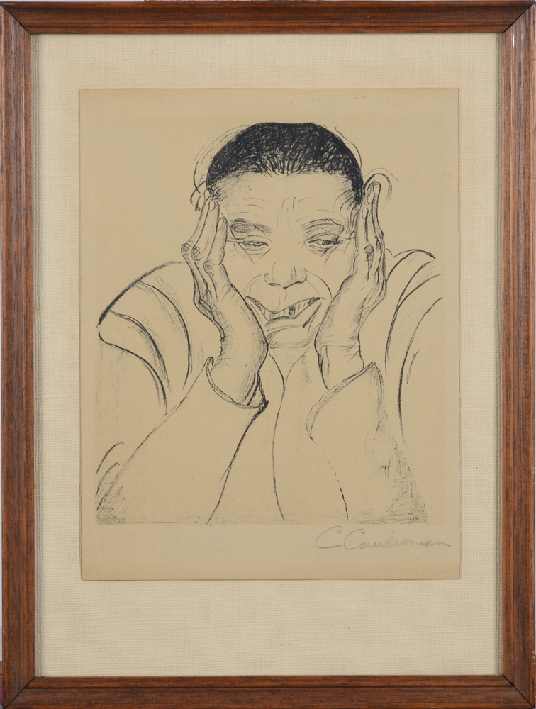 Cécile Cauterman-Boonans — The lithograph in its frame