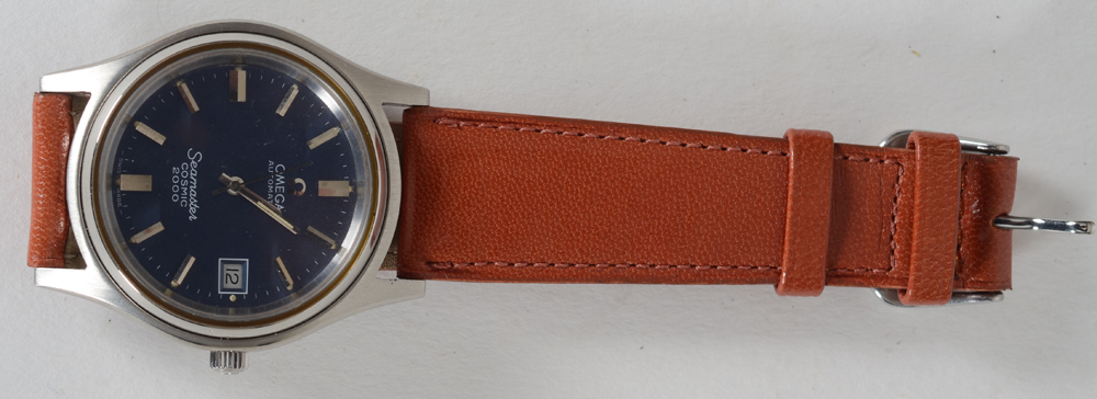 Omega (Switzerland) — With anew leather bracelet