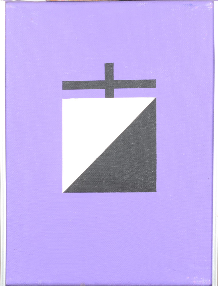 Léopold Leclercq The 14 stations of the cross, 1975 — Station 11: crucified