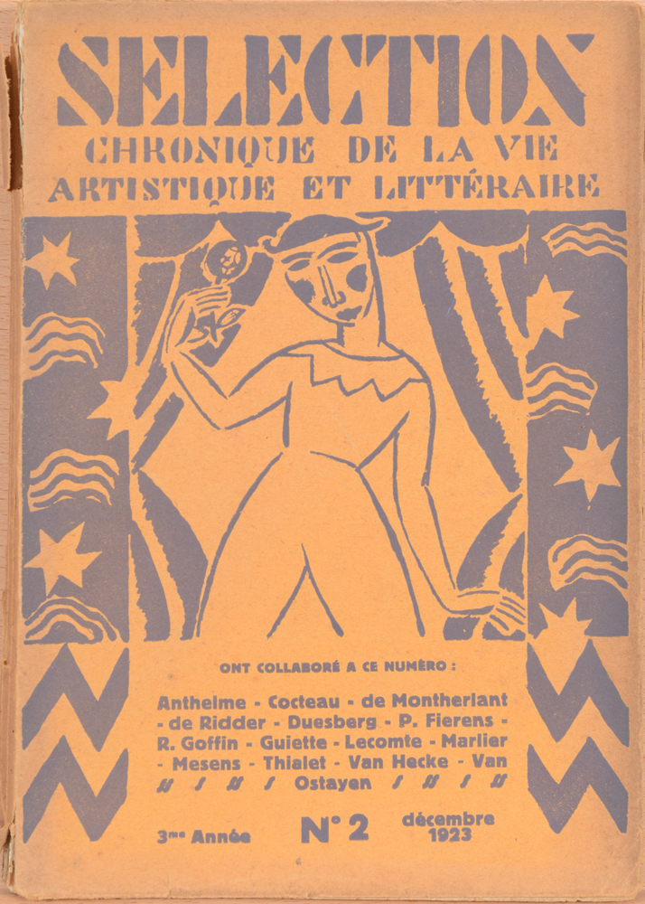 Sélection — La revue d'art expressioniste le plus important de la Belgique, incorporant aussi le surréalisme<br>