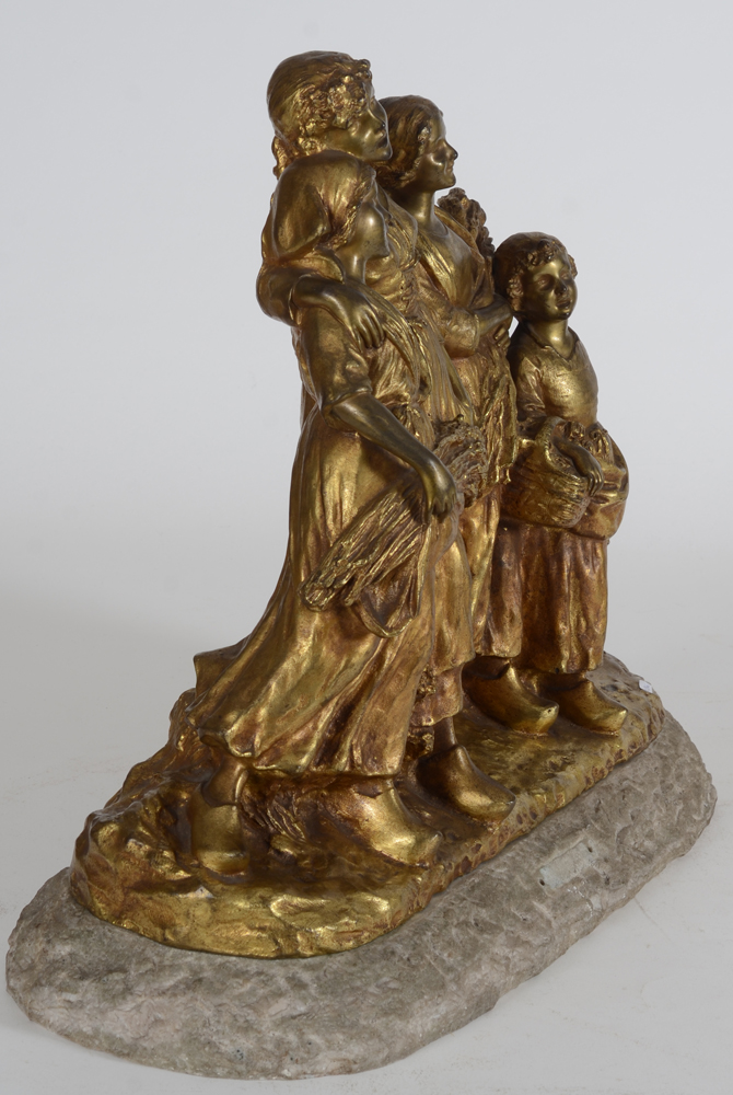Joseph D'Aste, le chant des moissonneuses — Side view