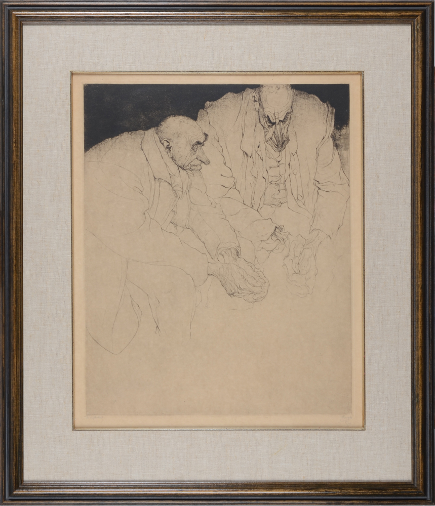 Jules De Bruycker  — The etching in its modern frame