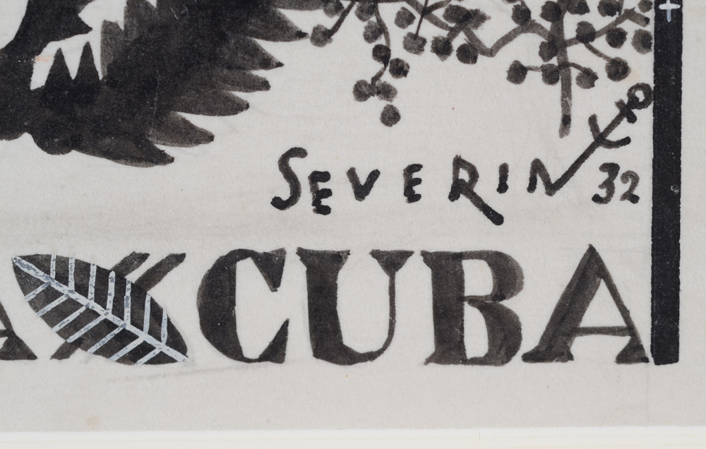 Mark Severin — Signature of the artist and date, bottom right