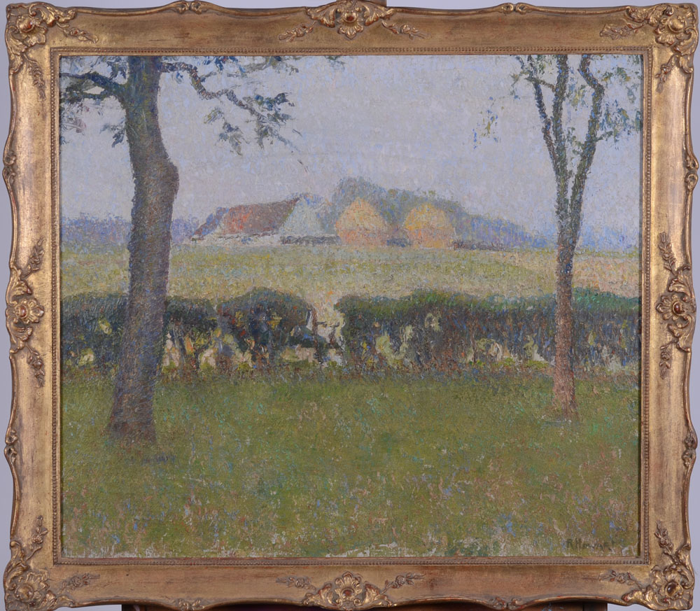 Raoul Leopold Huwart — The painting in its modern frame