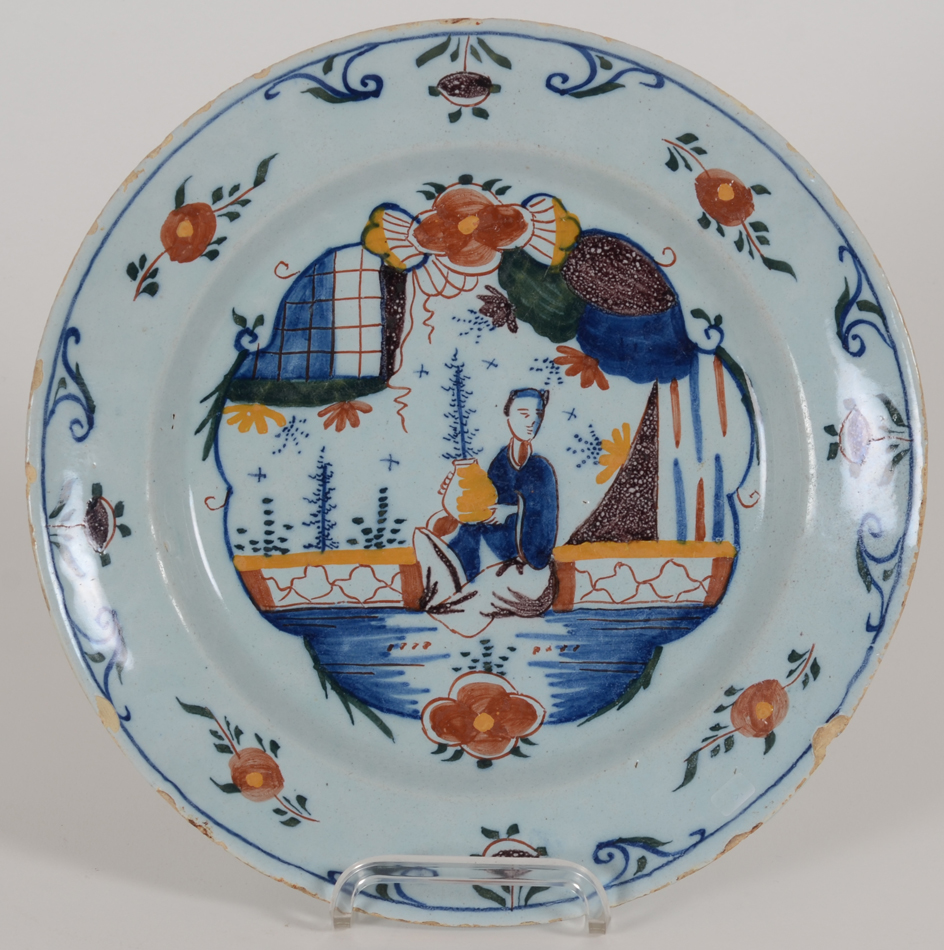 Unknown Delftware workshop (Netherlands) — Assiètte en céramique hollandaise, ca. 1800
