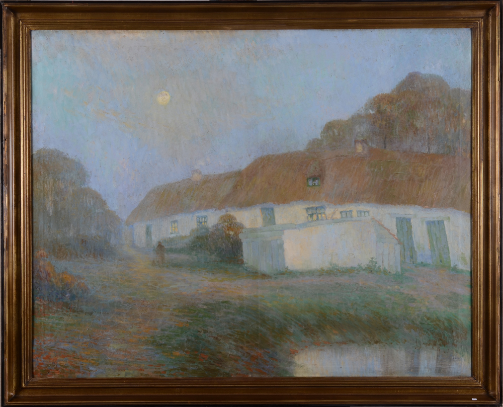 Prosper Böss — The painting in its frame