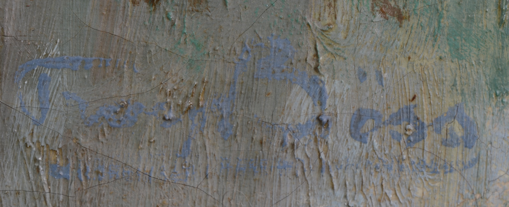 Prosper Böss — signature of the artist, bottom right