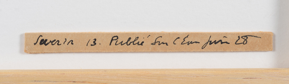 Mark Severin  — Publication details, bottom right