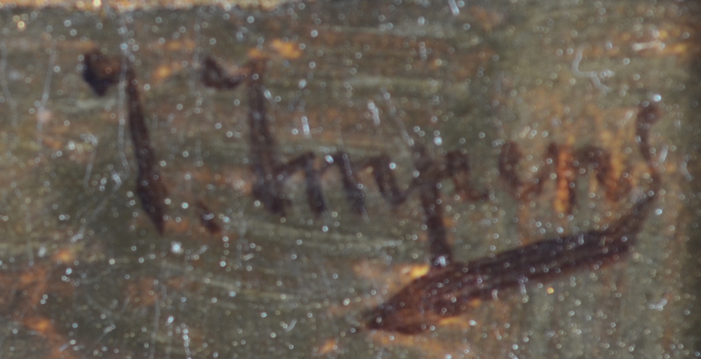 Josse Impens — Signature of the artist, top right