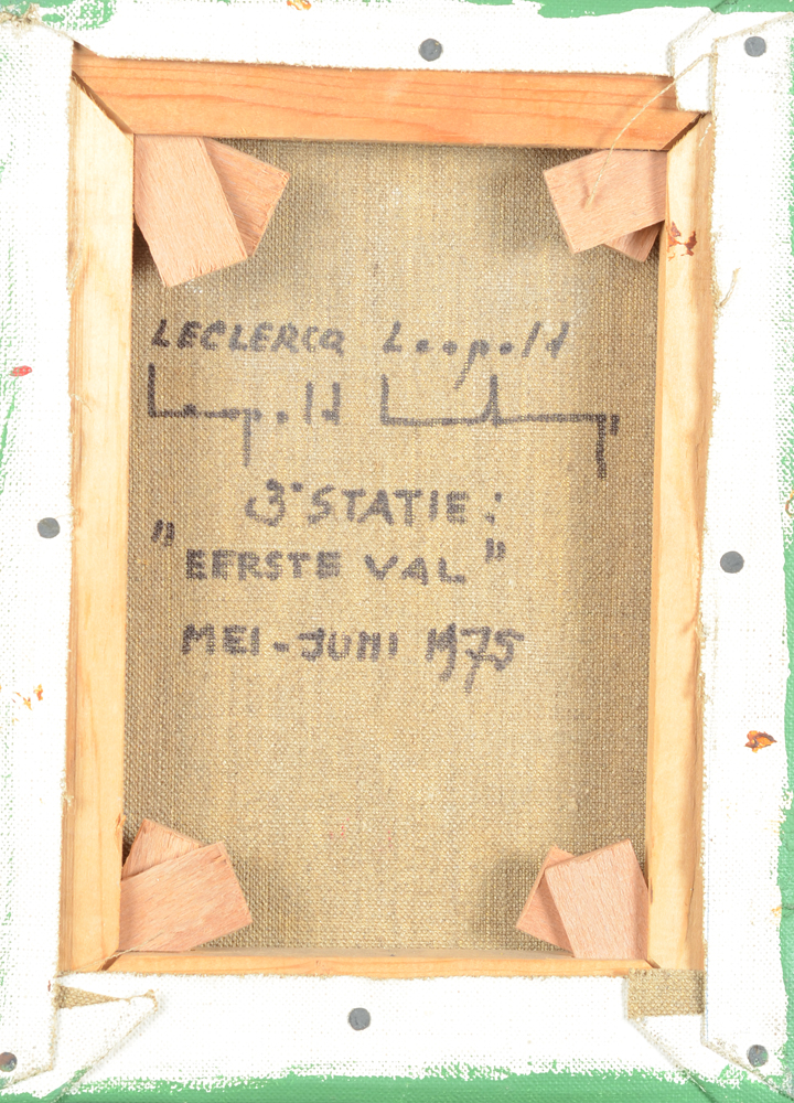 Léopold Leclercq The 14 stations of the cross, 1975 — Station 3: back