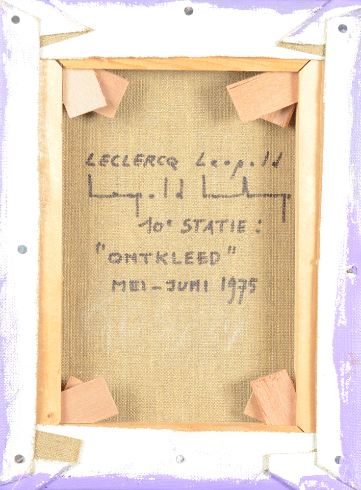 Léopold Leclercq The 14 stations of the cross, 1975 — Station 10: back