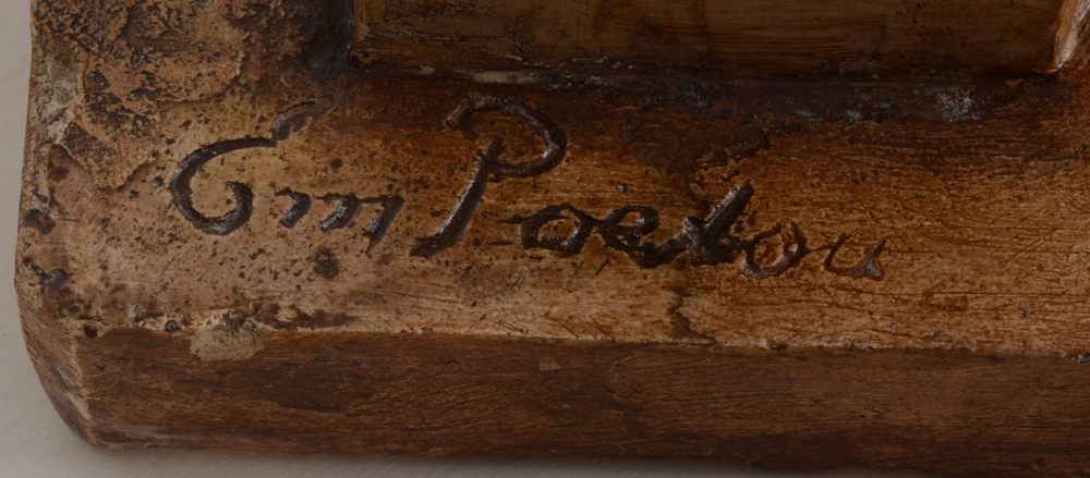 Emile Poetou — Signature by the artist into the base