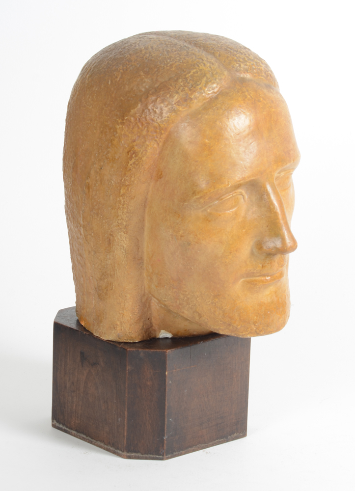 Geo Vindevogel The head of Christ (head of a man) 1941 — Three quarter profile to the right
